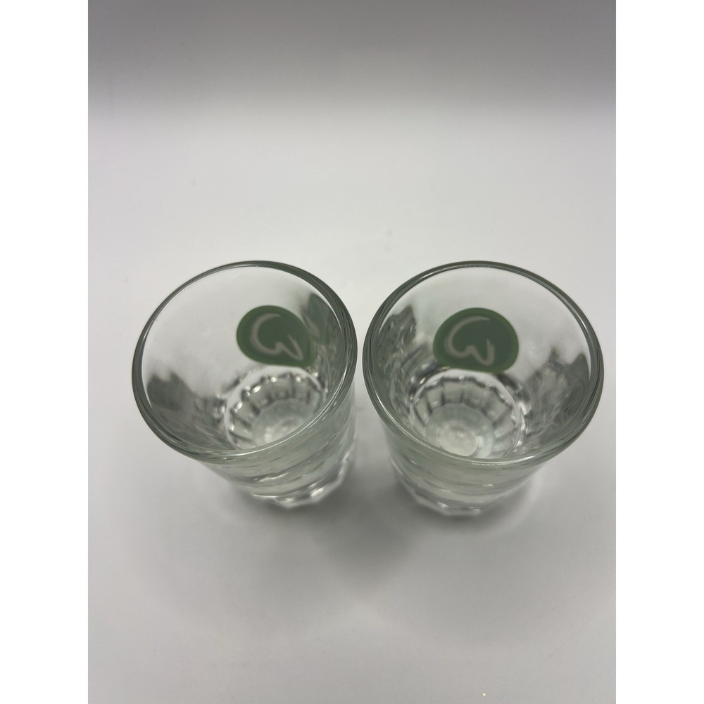 2 Wahlburgers Heavy Shot Glass 2oz Restaurant & Bar 3" Tall - Picture 3 of 4